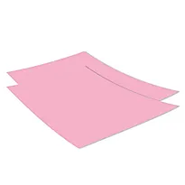 Kartong 300g, A4 10 ark lys rosa
