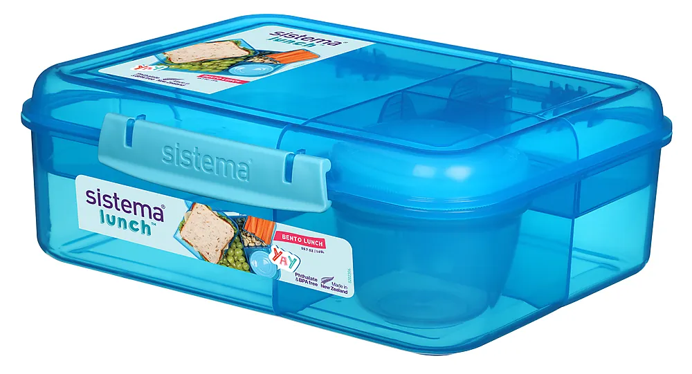 Matboks Bento 1,65l blå
