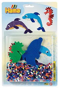 Perlesett Hama Midi delfin 1100 stk