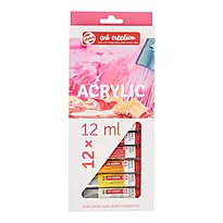 Akrylmalings ArtCreation 12ml 12 farger