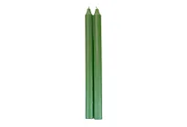 Kronelys 29cm grønn