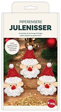 Hobbysett piperenser lag julenisse 3stk