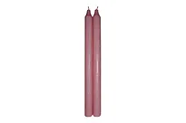 Kronelys 29cm støvrosa