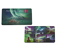 Magnet Nordlys Iglo 2 sidig metallisk
