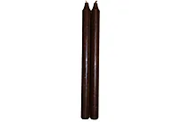 Kronelys 29cm rødbrun