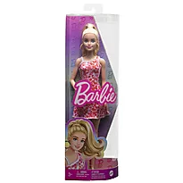 Dukke Barbie Fashionista blomstret kjole