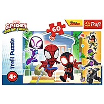 Puslespill 60 Spidey's verden