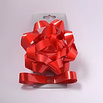 Rosett Ø15 + 2mx2cm bånd highgloss rød