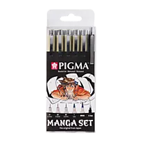 Filtpenn Sakura Pigma Micron 6 stk manga