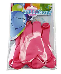 Ballonger Hjerter 8pk rosa