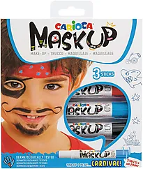 Ansiktsmaling Carioca pirat 3pk