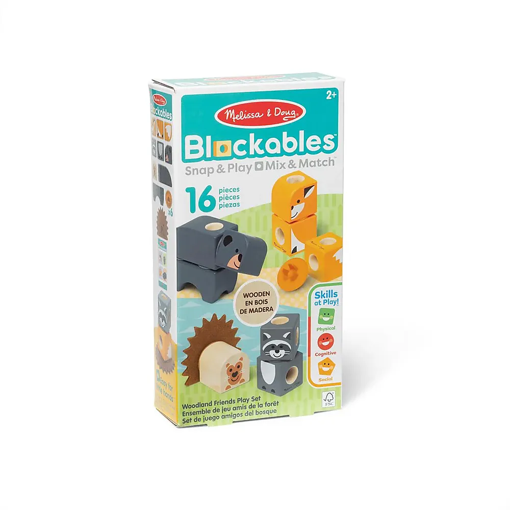 Byggesett skogsdyr 16 deler