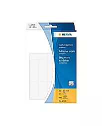 Etikett HERMA manuell 20x50mm hvit (480)