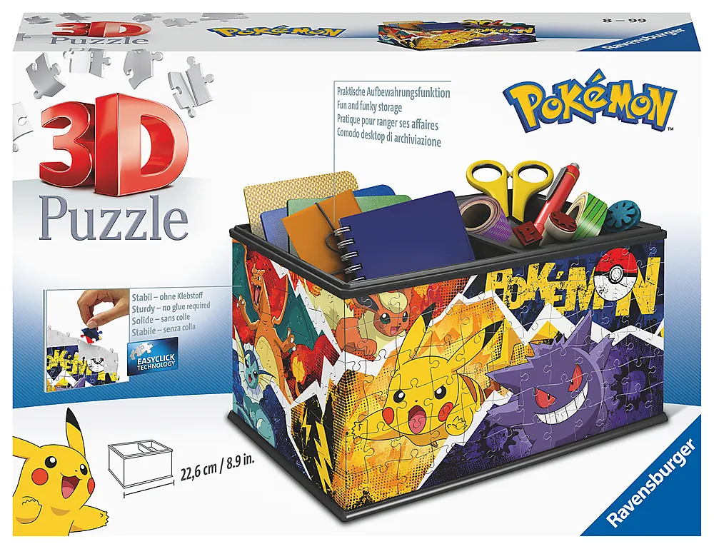 Puslespill 3D 216 Pokemon oppbevaringbox