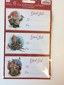 Merkelapp Midthun selvklebende 12stk