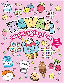 Malebok Kawaii m/diamantstickers
