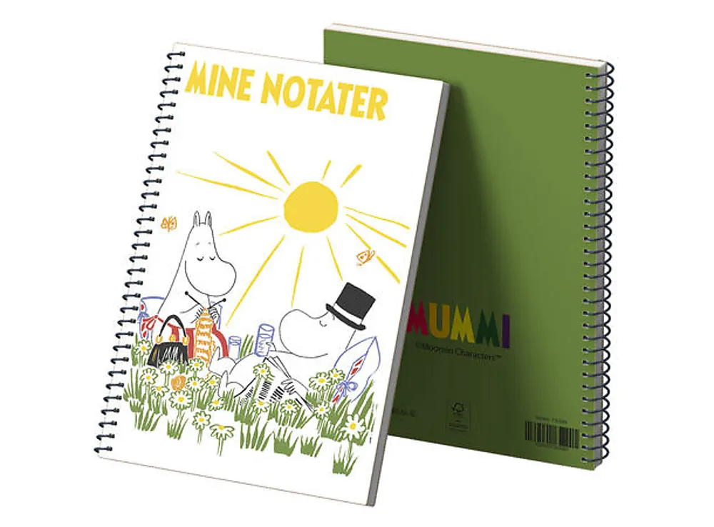 Notatbok A6 Mummi Mine notater sol