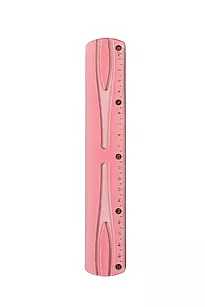 Linjal Flex 20cm rosa
