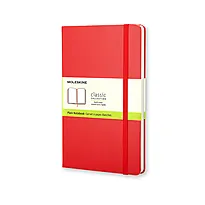 Notatbok Moleskine hard P blank rød