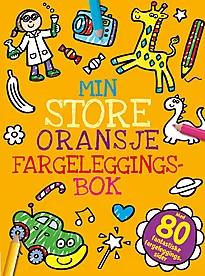 Min store oransje fargeleggingsbok