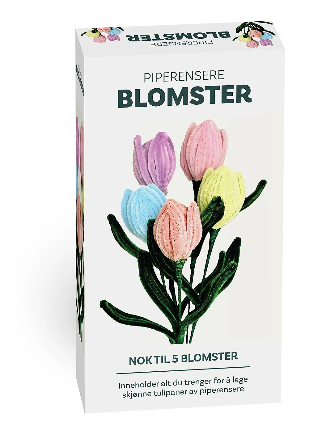 Hobbysett piperenserblomst 5stk tulipan