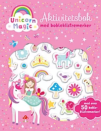 Akt.bok unicorn magic bobleklistremerker