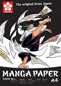 Tusjpapir Sakura manga A4 20 ark 250g
