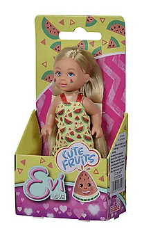 Dukke Evi Love Søte Frukter 12cm 3ass