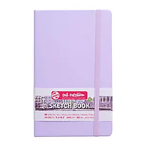 Skissebok m/strikk violet 13x21cm