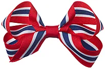 Sløyfe flagg m/nål Ø 7 cm