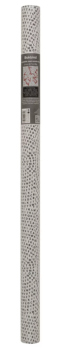 Bokbind Scrabble 2m x 70cm 80g hvit