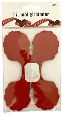 Girlander 17.mai silkepapir 3m