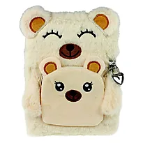 Dagbok plysj bamse m/pung