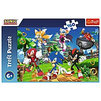Puslespill 160 Trefl Sonic og vennnene