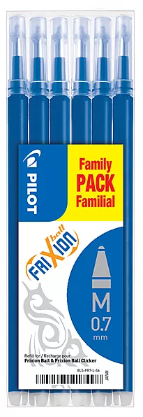 Refill PILOT Frixion 07 blå (6)