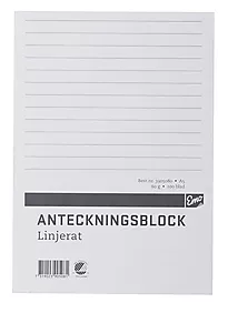 Kladdeblokk EMO A5 60g 100s linjer
