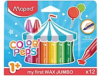 Voksblyant MAPED Color Peps jumbo 12stk