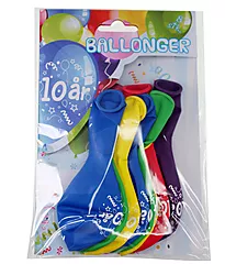 Ballonger 10 år 8pk ass