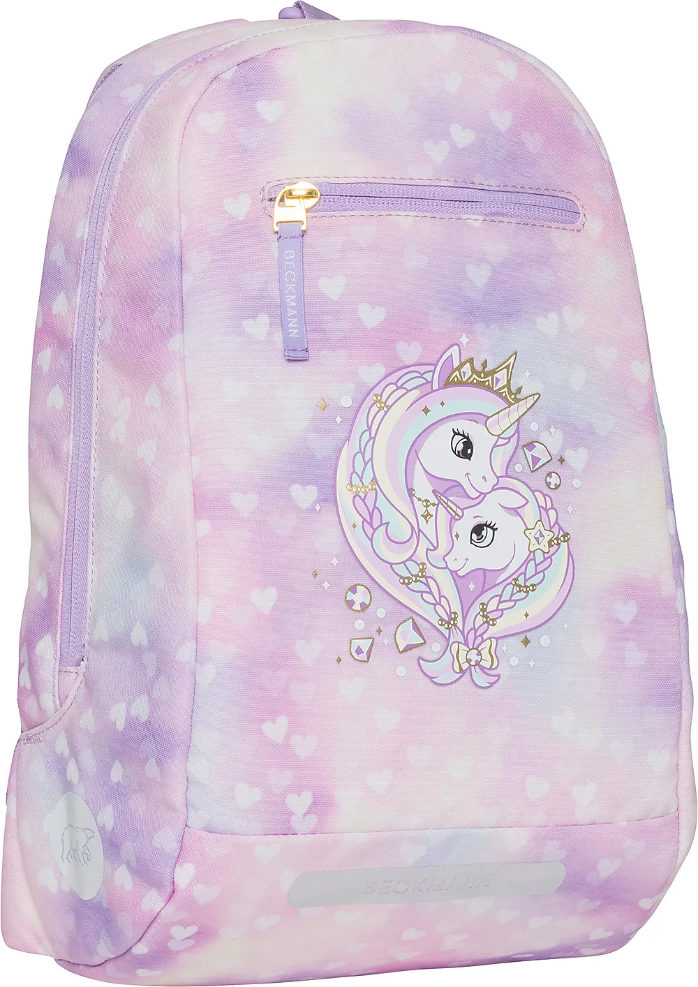 Gym/tursekk Beckmann 12L Unicorn lilla