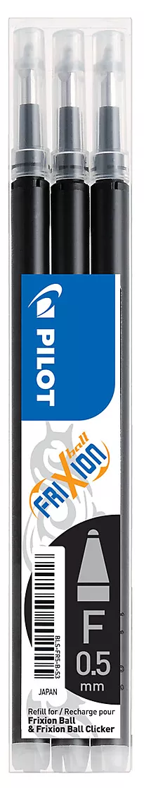 Refill PILOT Frixion 0,5 sort (3)